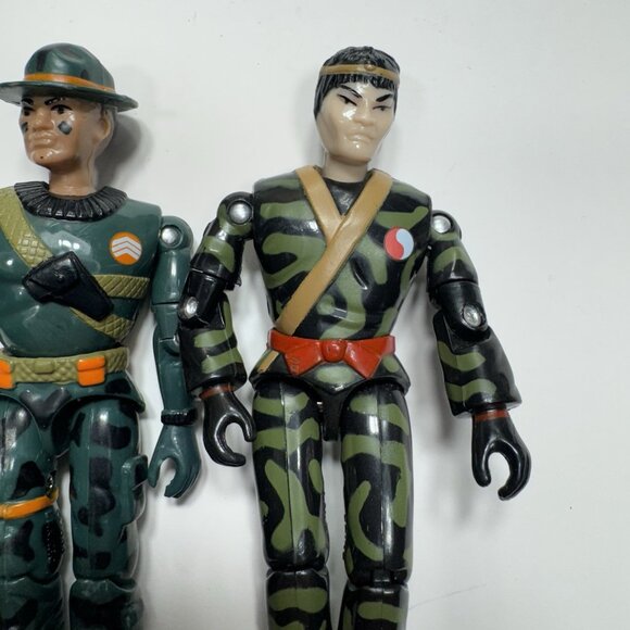 Vintage Action Force The Corps Whipsaw & Hiro Yamato action figure Lanard 1986 - Picture 3 of 5
